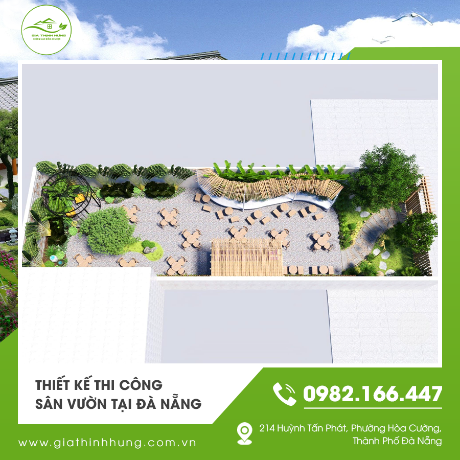 Thiết kế thi công sân vườn tại Đà Nẵng phong cách Nhật Bản Thiết kế thi công sân vườn tại Đà Nẵng phong cách Nhật Bản